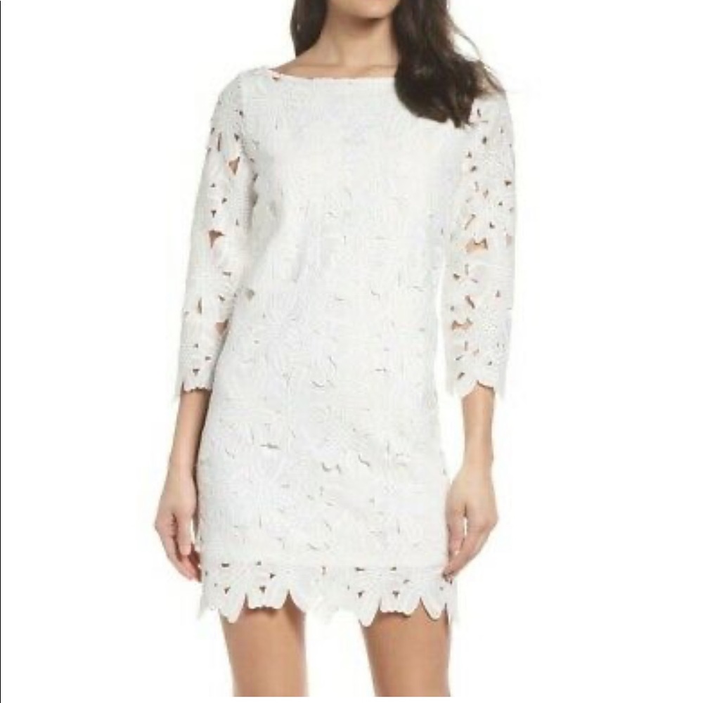 Felicity & Coco Flower Eyelet Dress